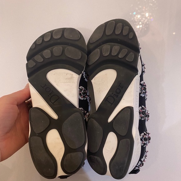 Black Christian Dior Slip On Sneakers - Picture 10 of 13